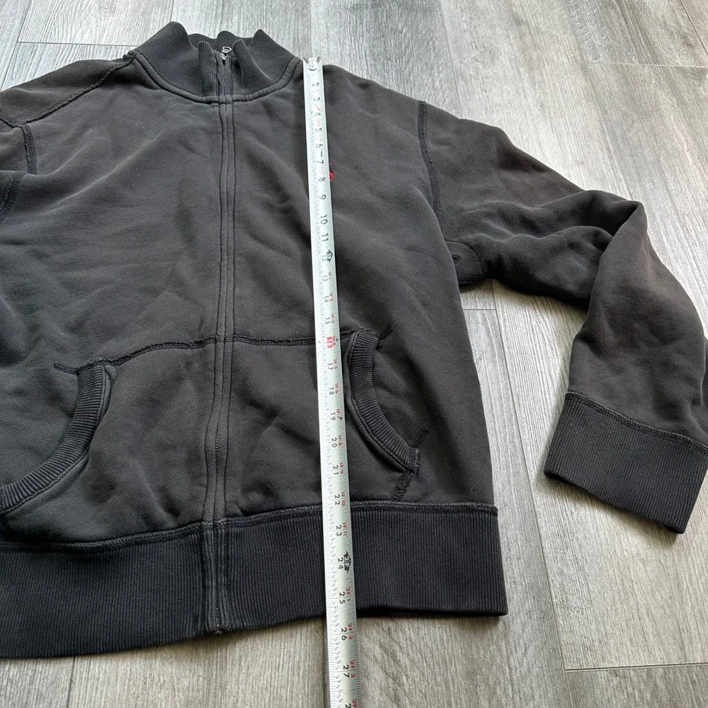Mens Y2K Polo Ralph Lauren Black Zip Up Sweater XL